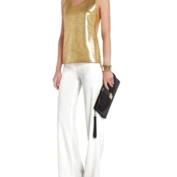 BCBG Gold sleeveless top size s - Picture 3 of 4